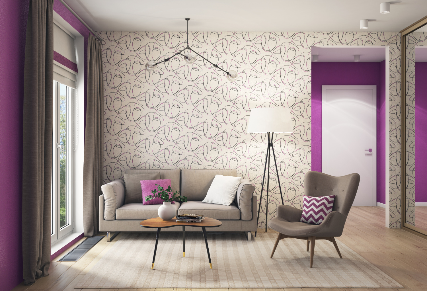 Рулон обоев основа Флизелиновая HC31013-15 Home Color Мин. заказ 6 рулонов HC3101315 - Вид №6