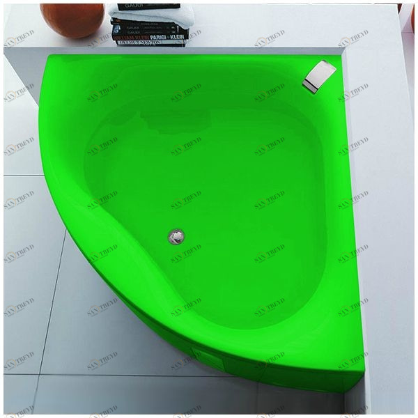 Ванна Gruppo tressee Slide V0441-ZE зелёная угловая большая Gruppo Treesse VTLV0441ZE