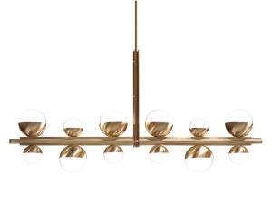 Металлический подвесной светильник