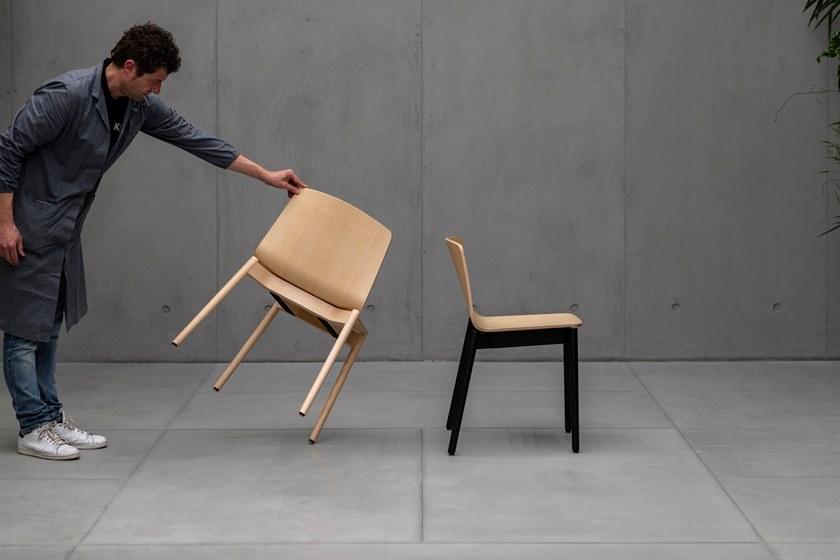 Kristalia Штабелируемый стул из массива дерева Rama sun-id-1510924 - Вид №1