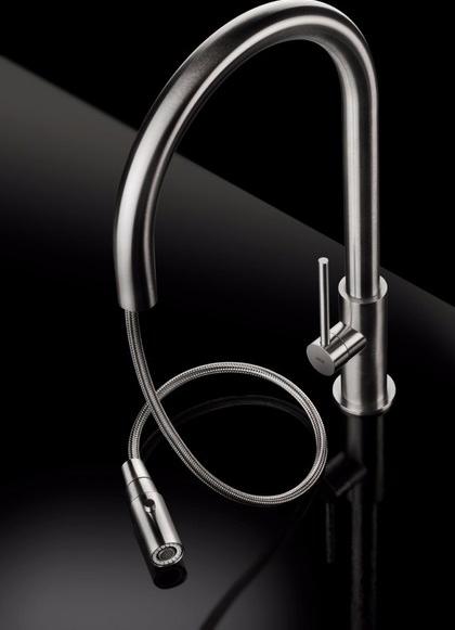 MGS Смеситель для кухни на одно отверстие из нержавеющей стали Spin sun-id-1354631 - Вид №5