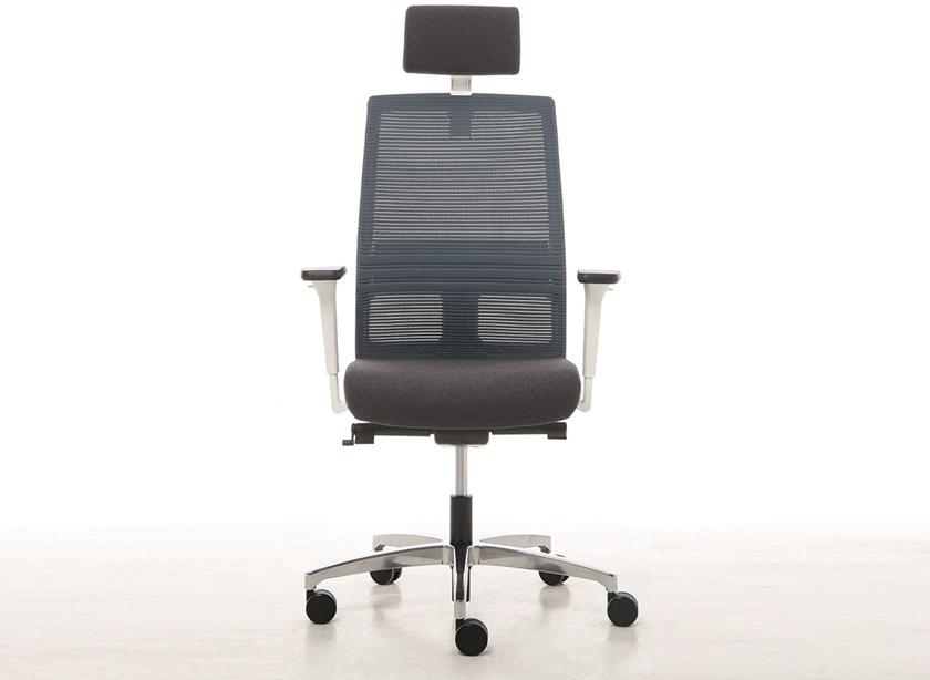 Linea Fabbrica 5-спицевое кресло руководителя с подголовником Omnia white sun-id-1459263 - Вид №3