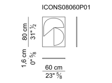 Декоративная кожаная панель i 4 Mariani Icons ARCH-00100090 - Вид №2