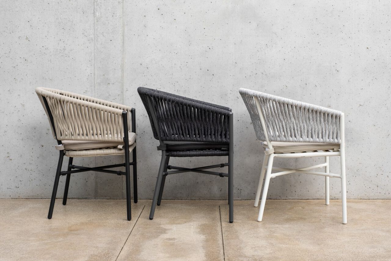 Алюминиевый садовый стул с подлокотниками DRIGANI Gaia-Belize ARCH-00023692 - Вид №4