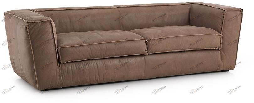 Oliver B. 3-х местный кожаный диван с обивкой Oliver b. wild sun-id-1423467