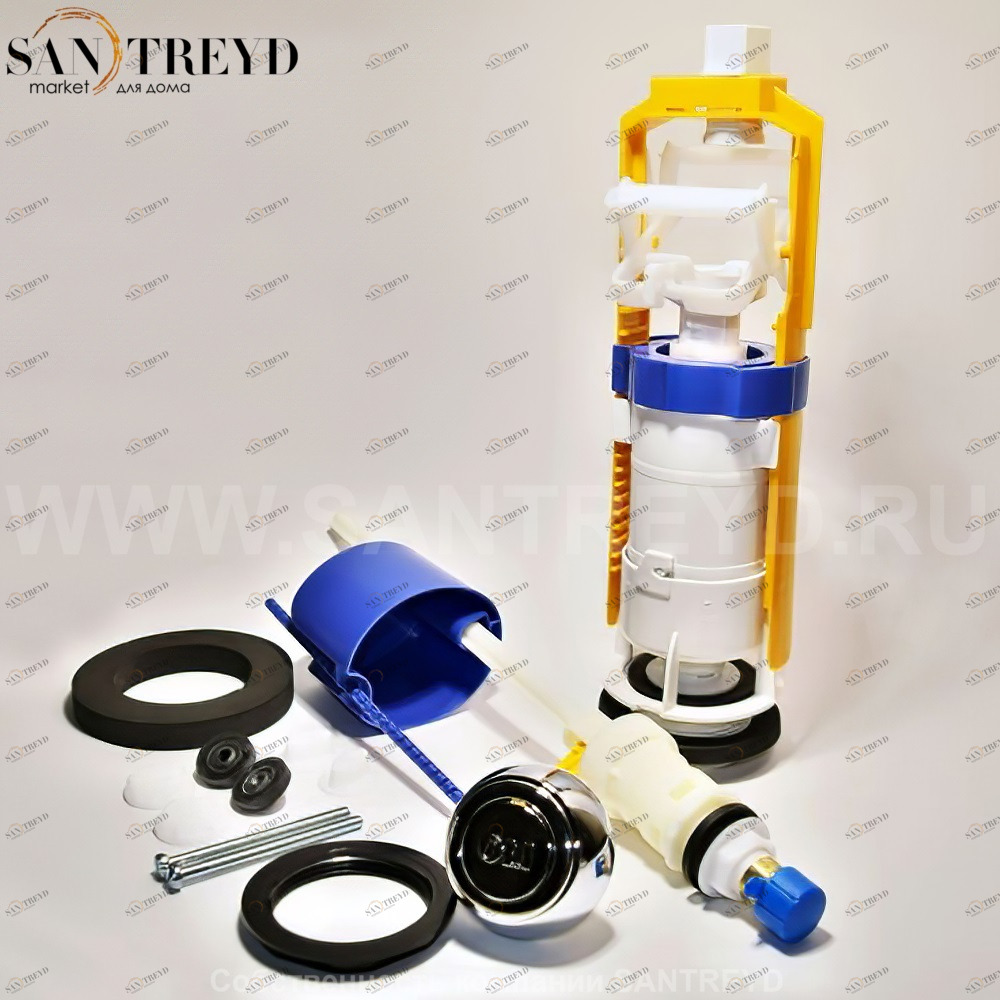 Flaminia RICAMBI Система слива для моноблока MBBO Ceramica Flaminia