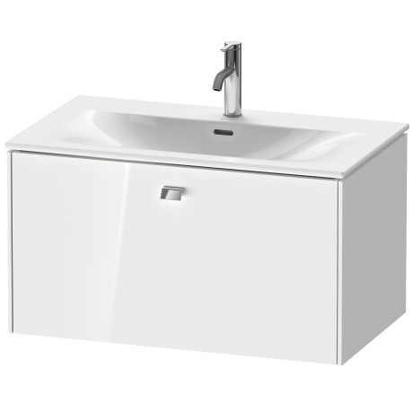 BR421204949 Brioso Тумбочка подвесная Графит матовый, декор Duravit - Вид №2