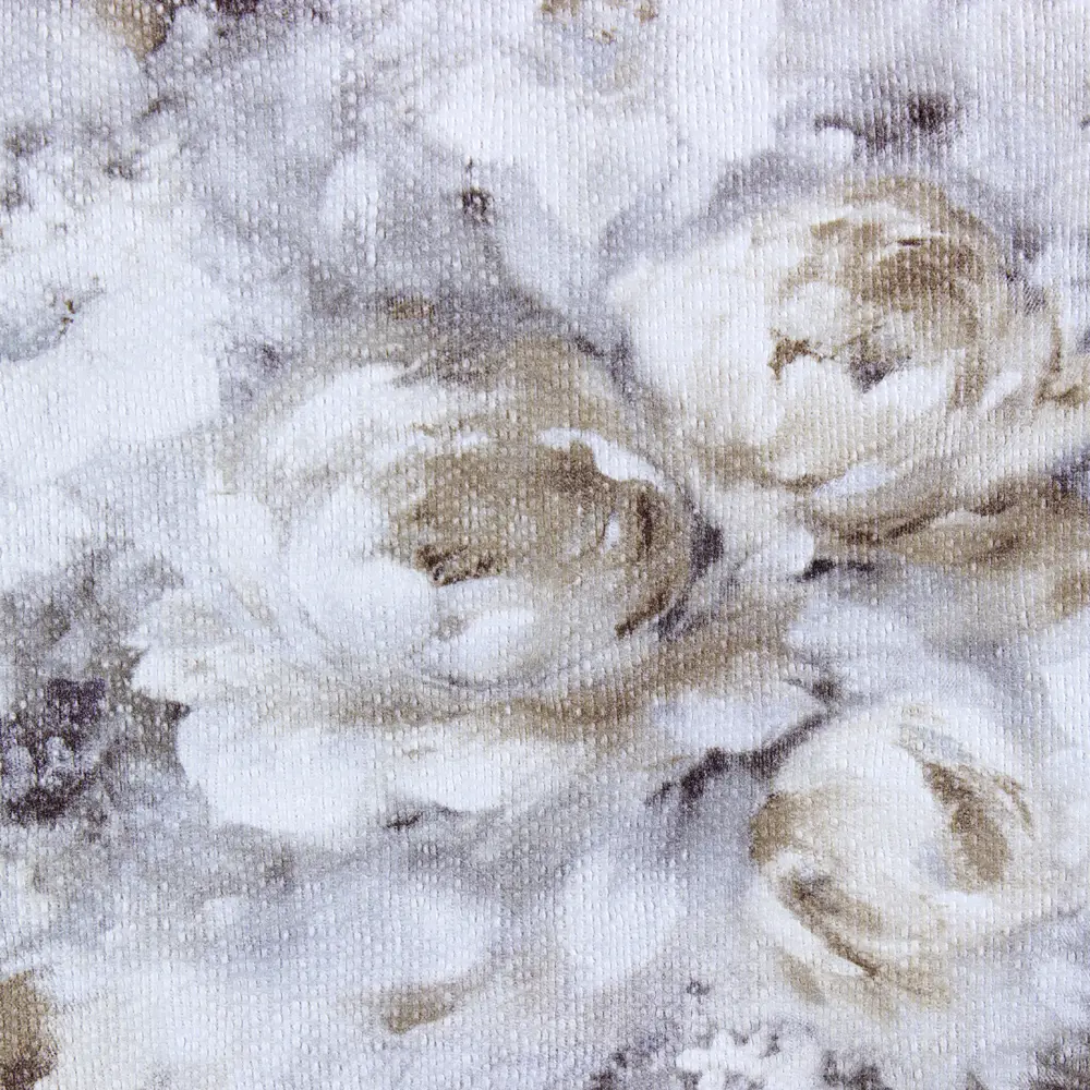 Обои бумажные 0.53х10 м цветы цвет серый ED 1001-1 18017505 STLM-2185711 EURO DECOR Fleur - Вид №1