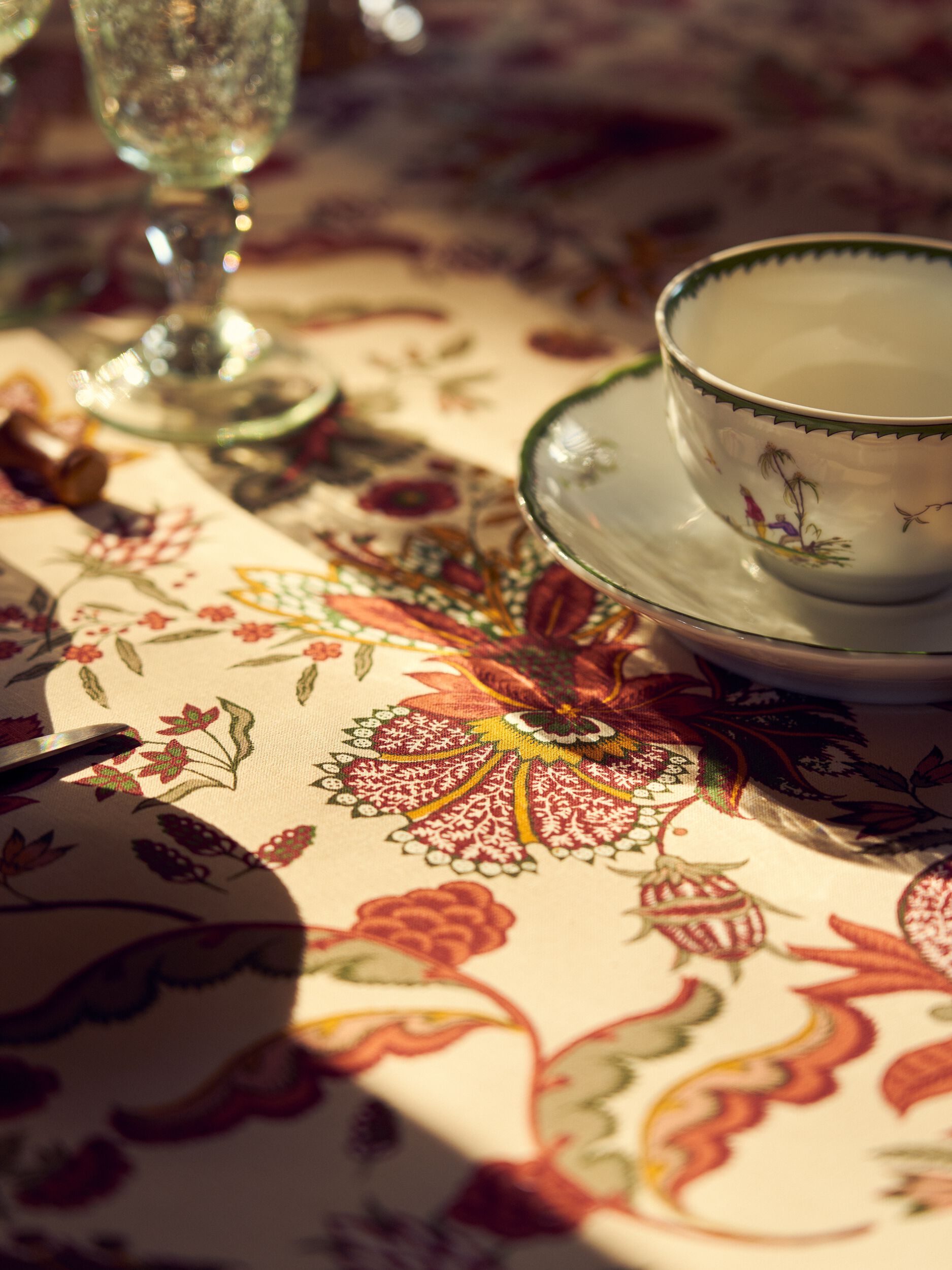 Хлопчатобумажная ткань с цветочным рисунком LELIEVRE Quenin-Belle Époque ARCH-00020380 - Вид №11