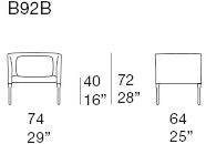Paola Lenti Мягкое кресло с подлокотниками Elsie sun-id-1500138 - Вид №1