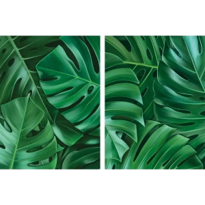 Картина модульная Монстера 45x60 см 2 шт. 86731874 STLM-2119514