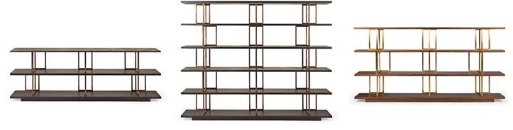 Borzalino Модульный открытый книжный шкаф Kris sun-id-1397329 - Вид №2