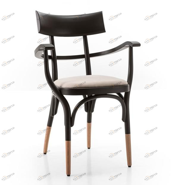 Wiener GTV Design Стул из бука со встроенной подушкой sun-id-1405332