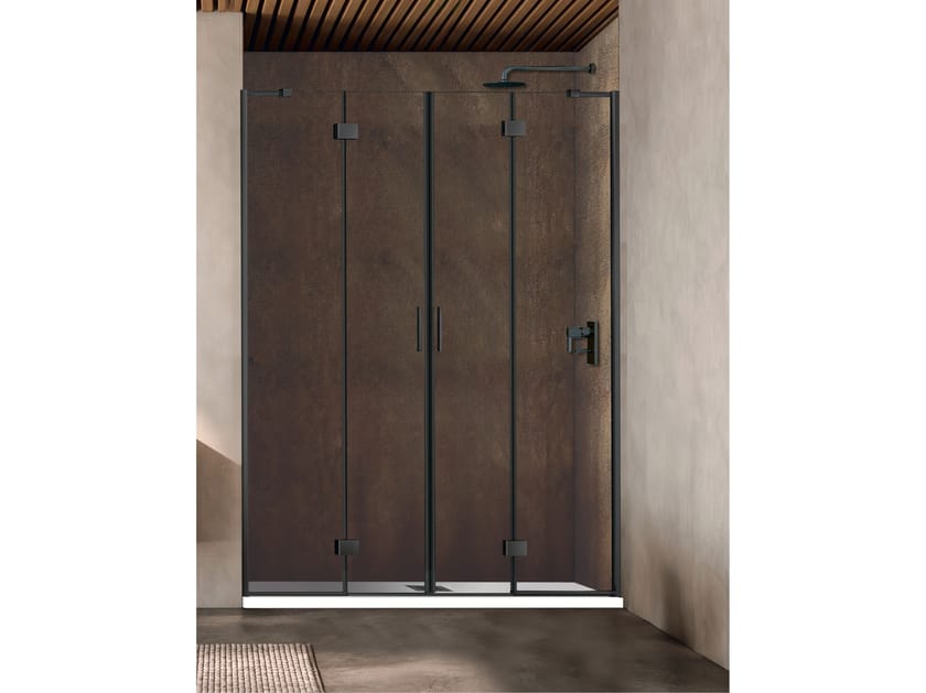 Хрустальная ниша душевая кабина с распашной дверью Metidea топ ARCH-00060878