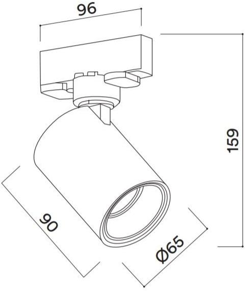 HER Светодиодное освещение направляющих из алюминия с порошковым покрытием  Pc900  - Вид №3