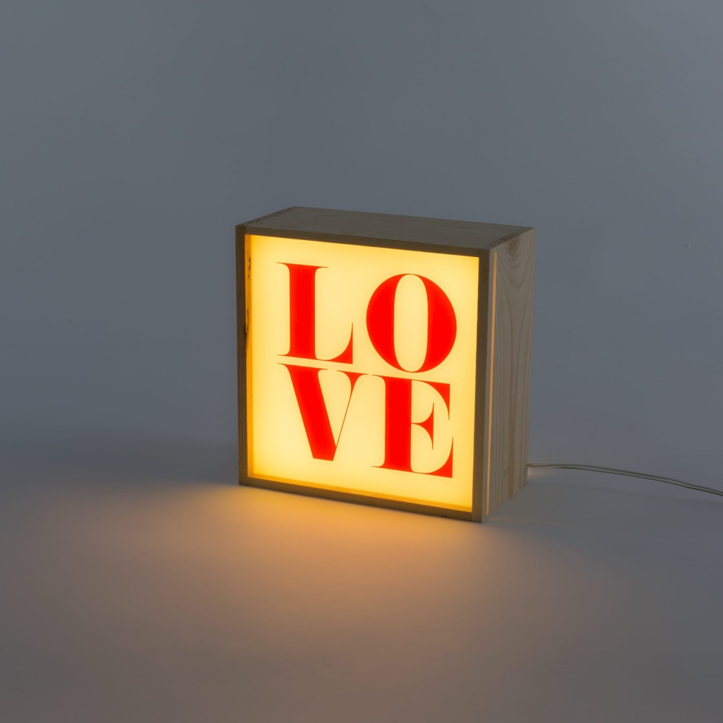 Настольная лампа 21х21 см розовая Lighthink Box 08341 SELETTI  00-3882472 Бежевый;розовый  - Вид №1