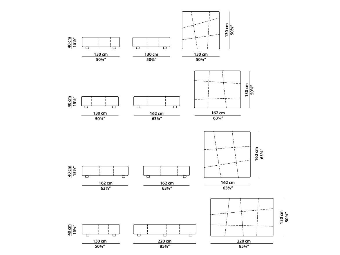 Кожаный модульный диван Baxter Panama Bold ARCH-00111992 - Вид №2