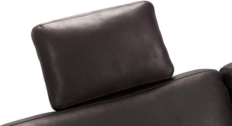 Duvivier Canapés 3-х местный кожаный диван с подголовником  Mttxxf22, mattxf22  - Вид №4