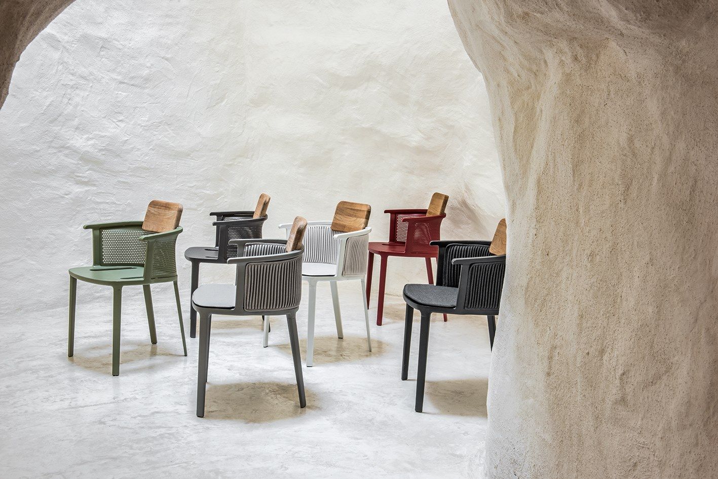 Алюминиевый штабелируемый садовый стул Ethimo Nicolette ARCH-00119635 - Вид №10