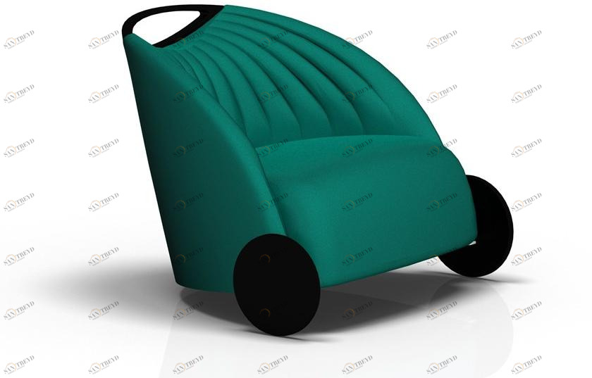 Luxy Кресло из ткани на колесиках Biga sun-id-1351999