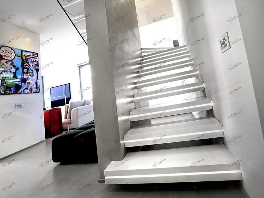 Officine Sandrini Открытая лестница из Corian® sun-id-1395612