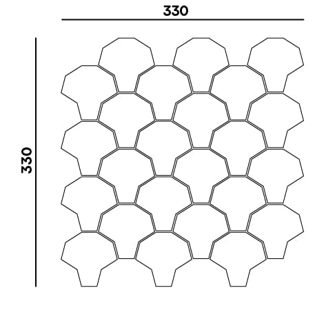 Переработанная стеклянная мозаика BROKISGLASS M.5. DROPS ARCH-00026486 - Вид №7