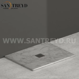 DT072MC Душевой поддон 90x72 керамический Globo
