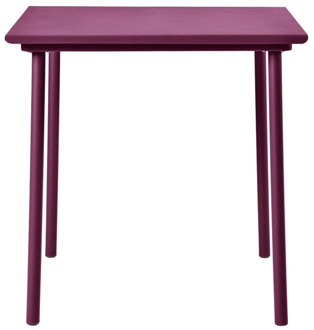 Tolix Квадратный садовый стол из нержавеющей стали Patio 07175 - Вид №2