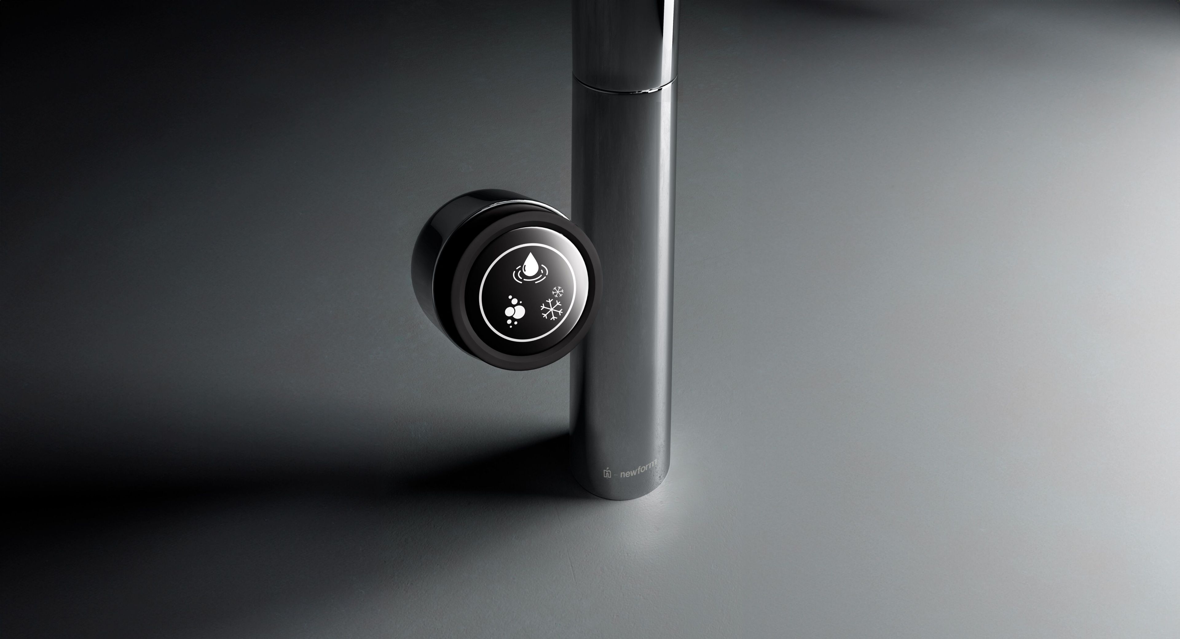 Электронный кухонный смеситель с поворотным изливом Newform ALKIMIA ARCH-00113902 - Вид №10