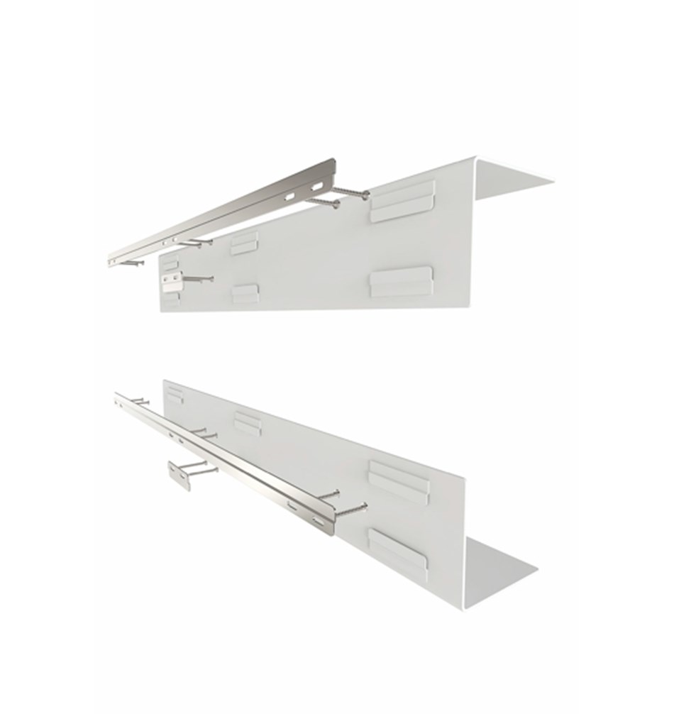 FROST Полка 4021 15x15x60cм » чёрная Алюминий Черный U4021-B  - Вид №6