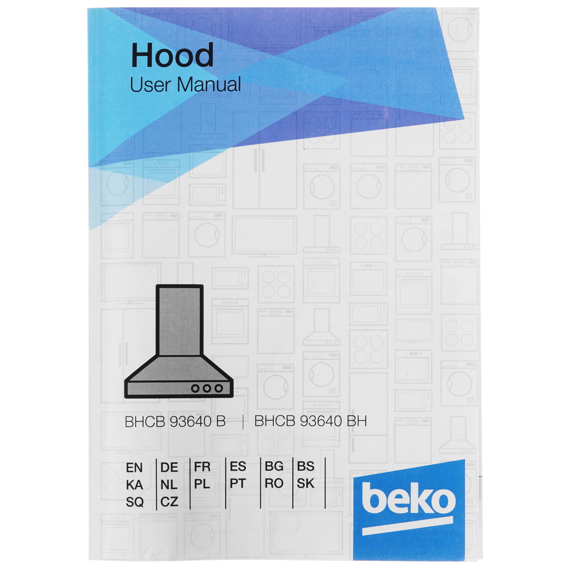 5323317 Вытяжка каминная Beko BHCB93640BH черный/черный STDN-0030861 - Вид №9