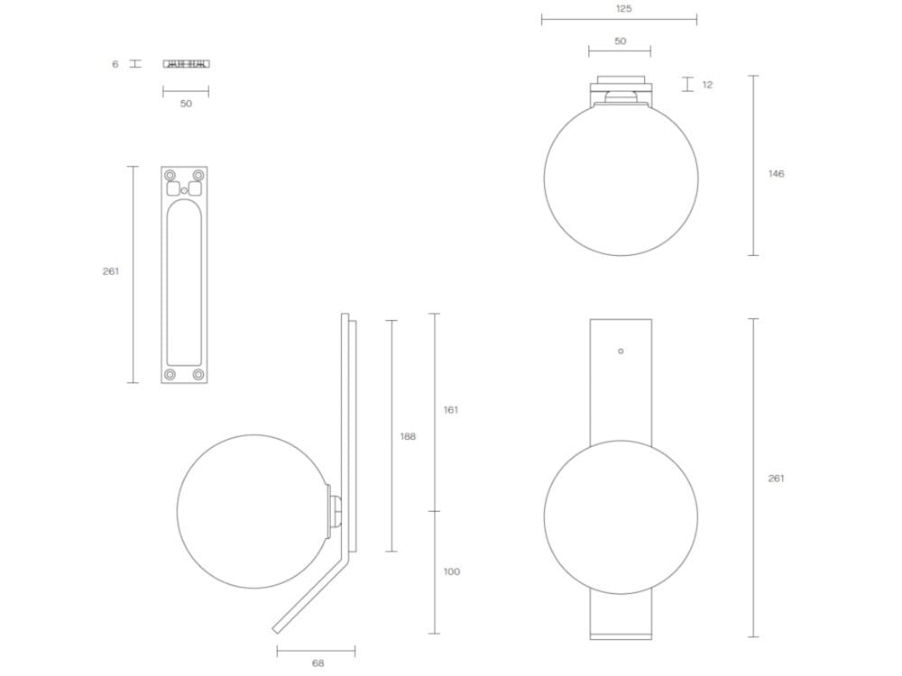 Светодиодный настенный светильник Articolo Studios ARCH-00099610 - Вид №6