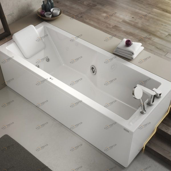 Ванна с гидромассажем "BASE" Energy 170 угловая 9443-776A Sx Jacuzzi 9443776ASX