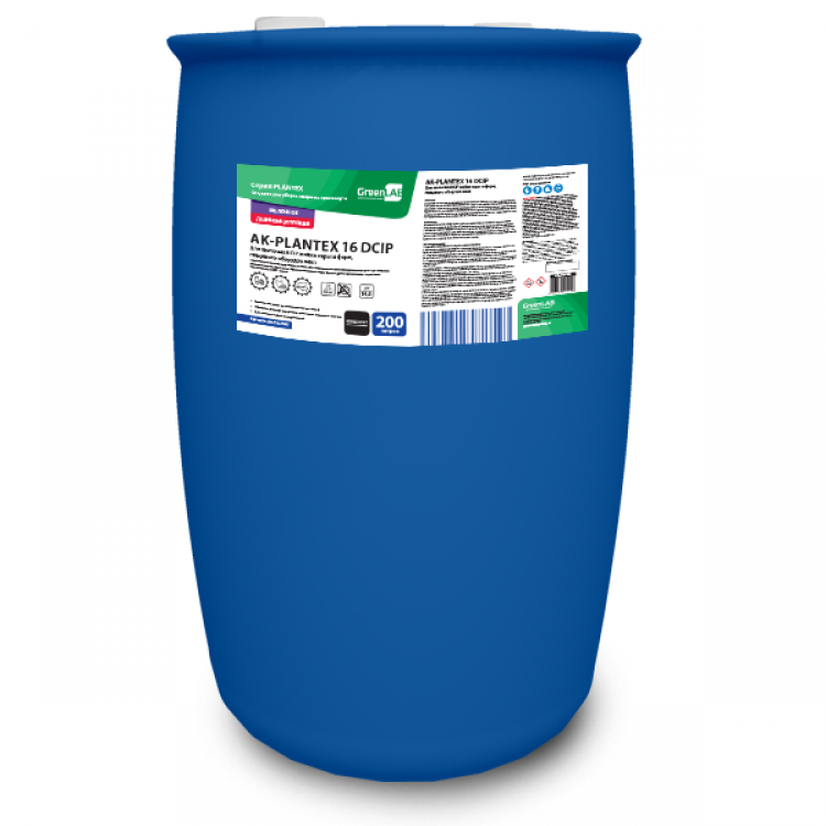 AK-016/200 GreenLAB AK - PLANTEX 16 DCIP, 200 л, Для щелочной CIP мойки тары и форм, пищевого оборудования 