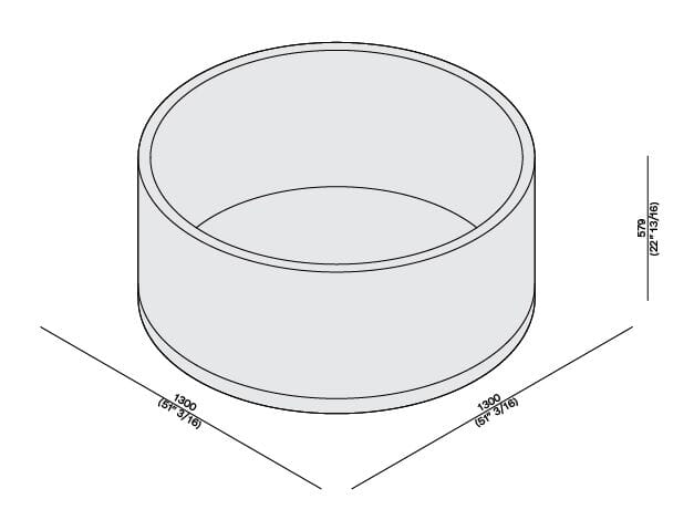 Круглая ванна в центре комнаты из мрамора LUCE DI CARRARA Passage ARCH-00126353 - Вид №3