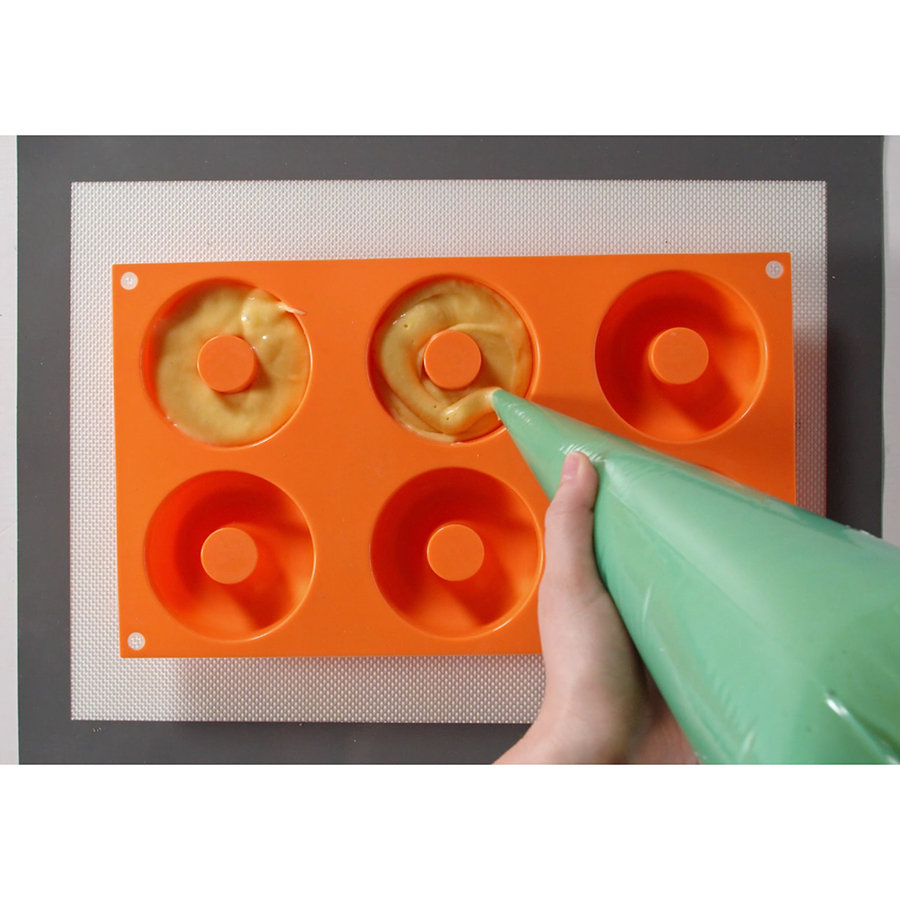 26.170.71.0065 Форма для приготовления пончиков donuts 18 х 33 см силиконовая Silikomart  - Вид №5