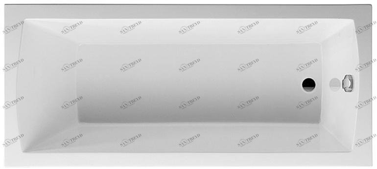 Duravit Прямоугольная встроенная ванна Daro 700028