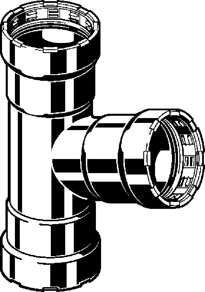 Viega Тройник Megapress 4218 (695088) 695 088 - Вид №1