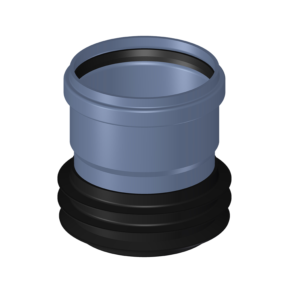 02865 Соединения с чугунными и фиброцементными трубами Tece 