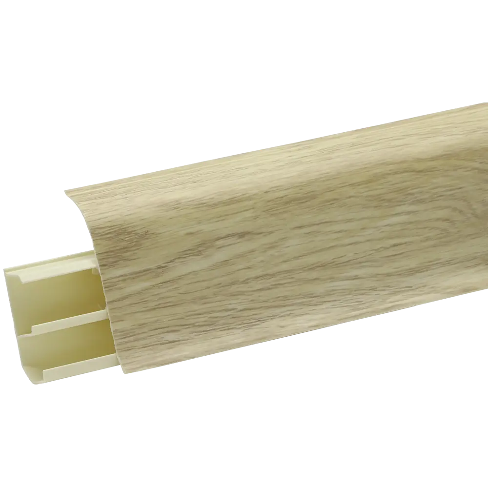 Плинтус напольный ARTENS ПВХ Норвежский с кабель-каналом 83410239 STLM-0041071