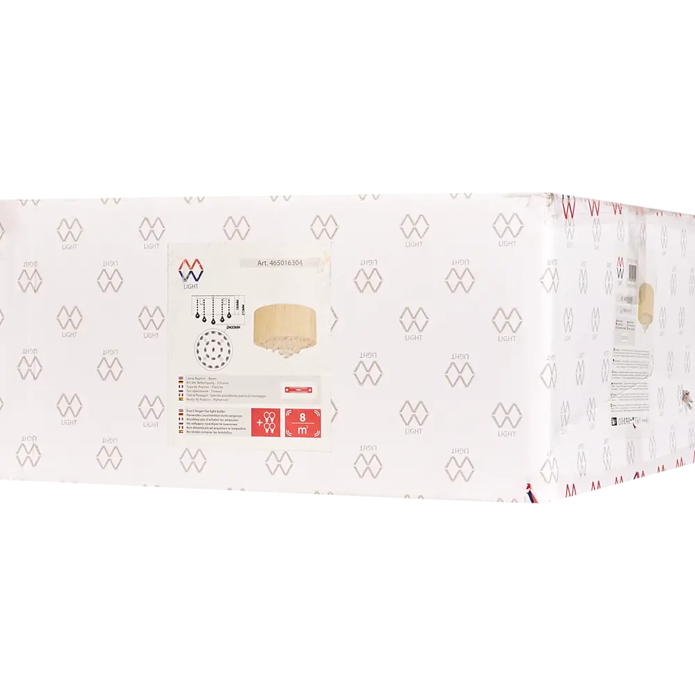 Люстра хрустальная потолочная Жаклин 4 лампы 8 м² цвет бежевый 82312604 STLM-2138078 MW-Light  - Вид №6