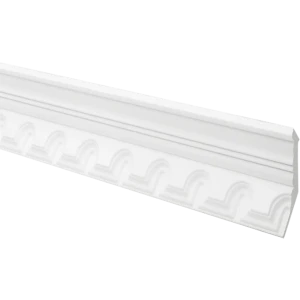 Плинтус потолочный полистирол Format 10509 KD белый 60х80х2000 мм