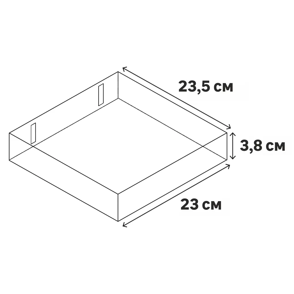Полка настенная Spaceo Oak 23x23.5 см МДФ цвет дуб STLM-2083021 - Вид №10