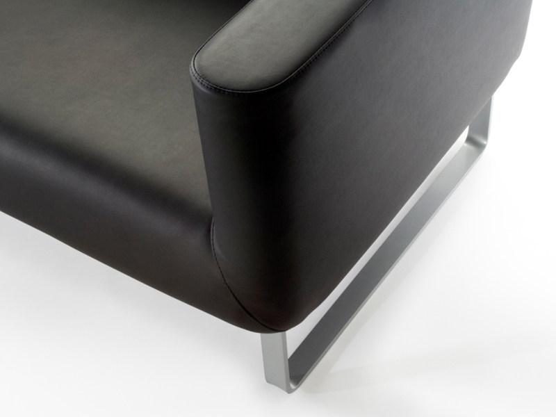 ROSSIN 3-местный кожаный диван-основа для санок Orbis sun-id-1370819 - Вид №1