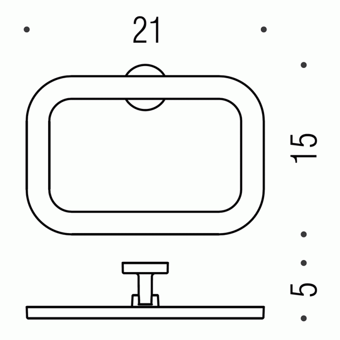 B5231 Полотенцедержатель-кольцо COLOMBO NORDIC Colombo Design - Вид №2
