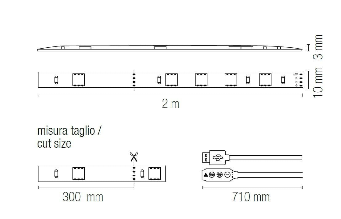 Силиконовая светодиодная лента Fan Europe Lighting INTEC ARCH-00074835 - Вид №1