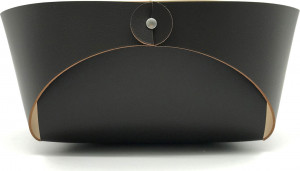 10666321 ADJ Корзинка квадратная ADJ Flora 9см, шоколад Кожа натуральная