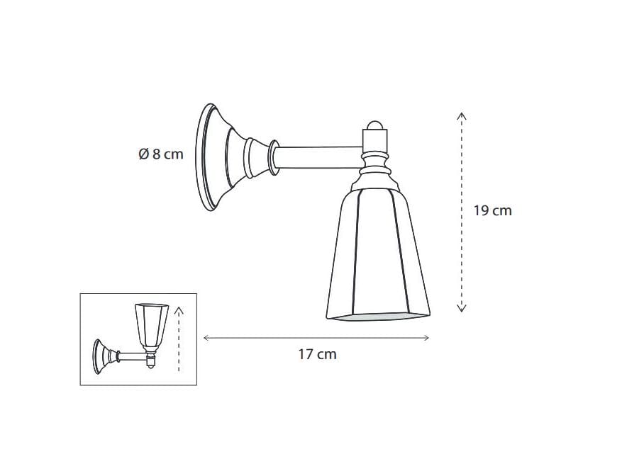 Латунный настенный светильник Authentage Lighting Bainwat ARCH-00121689 - Вид №2