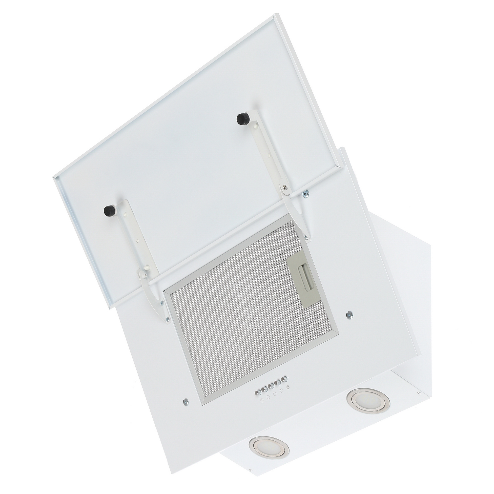 8122358 Вытяжка наклонная KRONA Olly 600 белый/белый STDN-0129221 - Вид №3