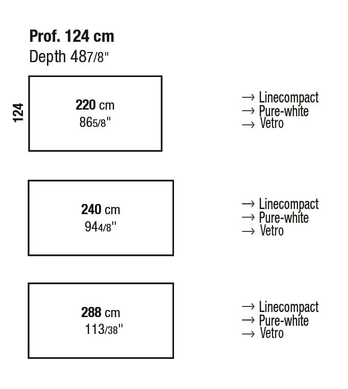 Выдвижная таблица в Linecompact Kristalia ARCH-00138388 - Вид №13